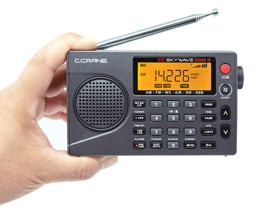 ガンちゃん出品。C.CRANE CC SKYWAVE SSB Orphan - CC Skywave™ SSB 2 with AM, FM, Shortwave, NOAA