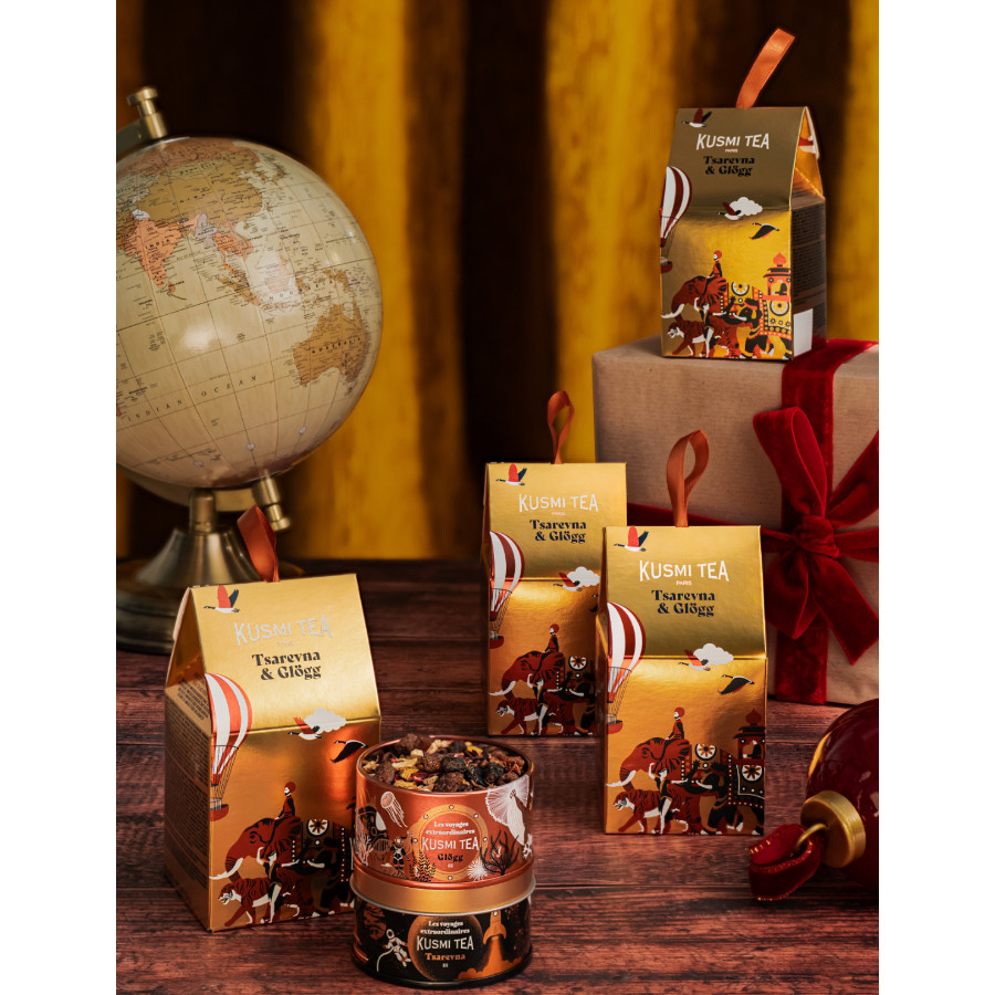 Kusmi Tsarevna & Glögg Mini Loose Tea Tin Gift Set 45g