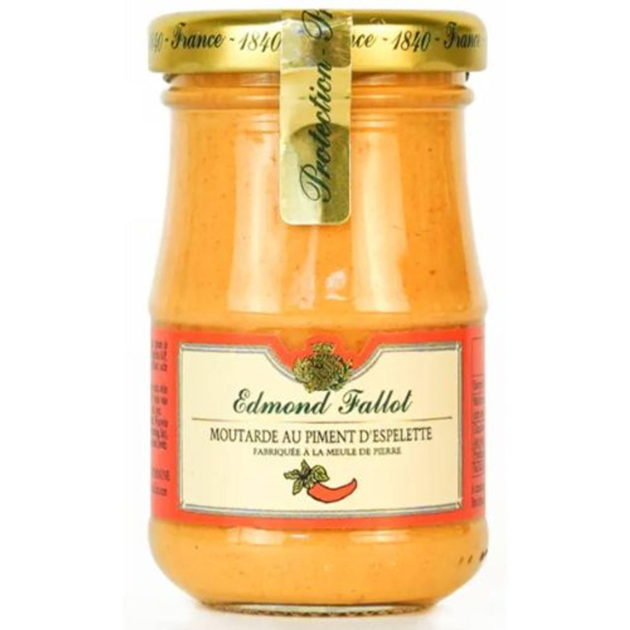 Moutarde au piment d'espelette Edmond Fallot
