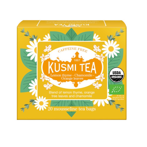 Kusmi Thyme-Lemon-Chamomile Organic Teabags 24g