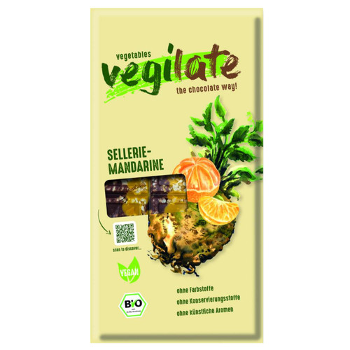 Coppeneur Vegilate Celery-Tangerine Organic Bar 85g