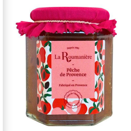 La Roumaniere Provence Red Peach Jam 325g