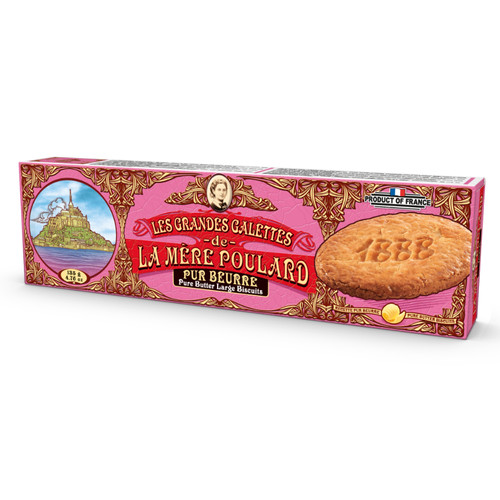 La Mere Poulard Large Butter Galettes Box 135g