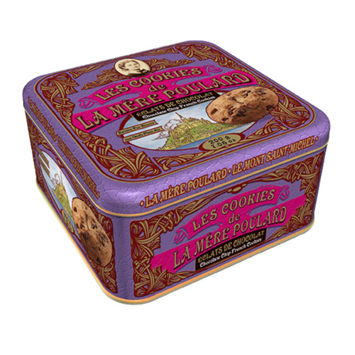 La Mere Poulard Chocolate Chip Pépites Butter Biscuits Tin 200g