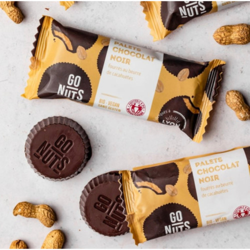 Go Nuts Dark Chocolate Peanut Butter Cups Organic 2x17g