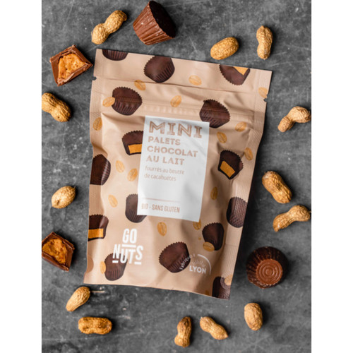 Go Nuts Mini Milk Chocolate Peanut Butter Cups Organic 120g