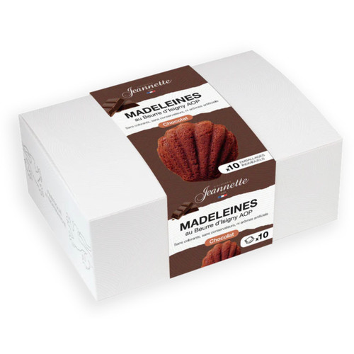 Jeannette Dark Chocolate Madeleines 10pcs 250g