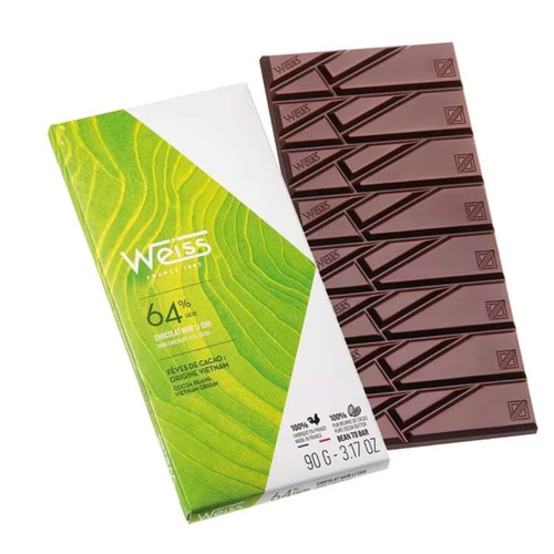 Weiss Dark Chocolate Bar Li Chu 64% 90g