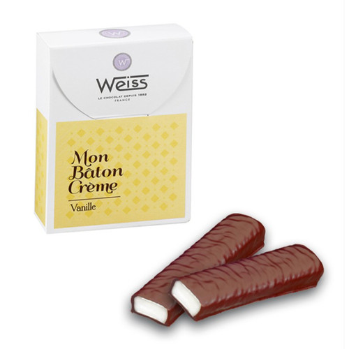 Weiss Dark Chocolate Sticks with Vanilla Cream Filling 5pcs 100g