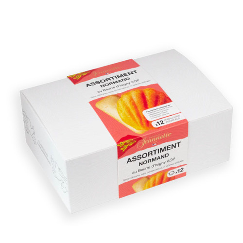 Jeannette Normand Madeleine & Financier Assortment 12pcs 300g
