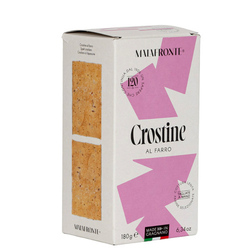 Malafronte Hand-Shaped Crostini with Spelt 180g