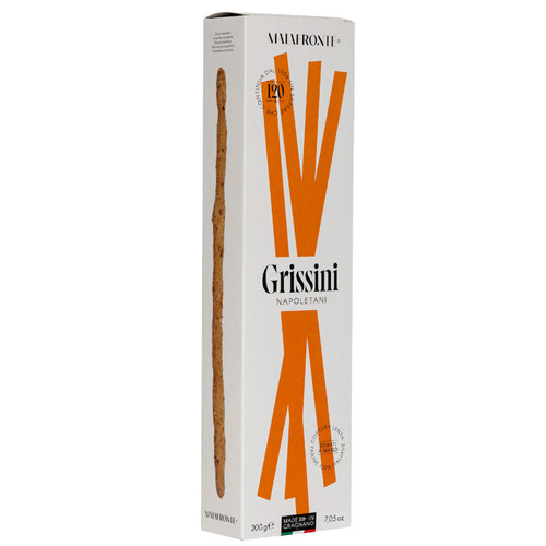 Malafronte Hand-Rolled Grissini Napoletano with Pepper and Lard 200g
