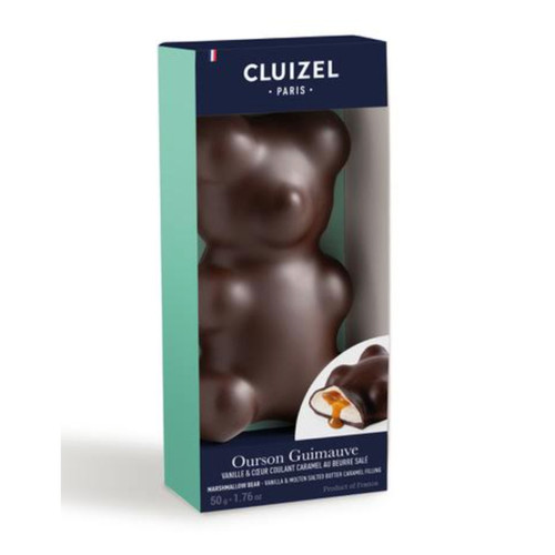 Cluizel L'Ourson Guimauve Vanilla & Salted Caramel Marshmallow Bear 50g