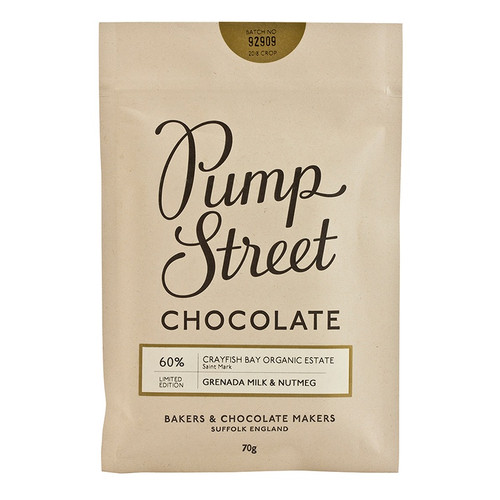 Pump Street Grenada Milk and Nutmeg 60% 70g