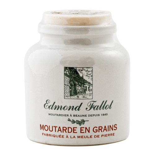 Edmond Fallot Wholegrain Dijon Mustard Stoneware Pot 250g