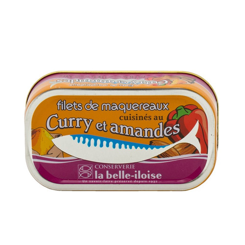 Belle Iloise Mackerel Curry&Almond 112,5g