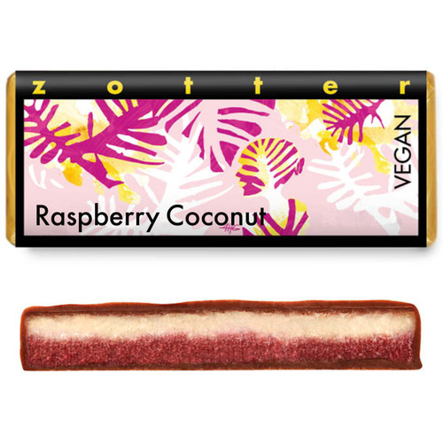 Zotter Raspberry Coconut Vegan 70g