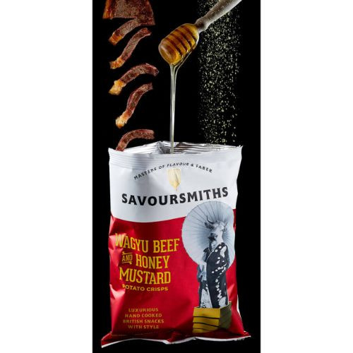 Savoursmiths Wagyu Beef & Honey Mustard Potato Crisps 40g