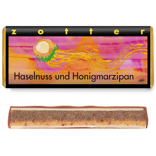 Zotter Hazelnut & Honey Marzipan 70g
