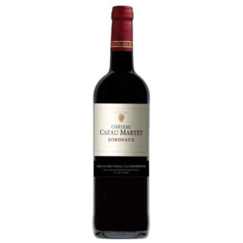 Cazau Martet Bordeaux DOC Organic 2018 0.75l