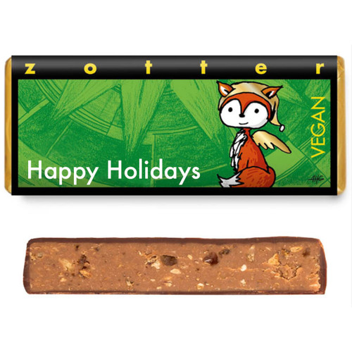Zotter Happy Holidays Vegan 70g