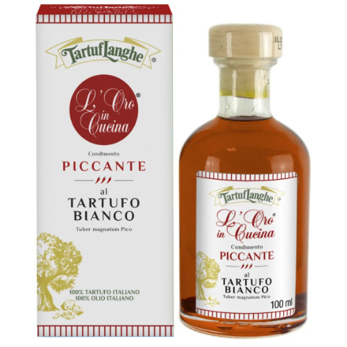 Tartuflanghe Hot & Spicy EVOO with White Truffle 100ml
