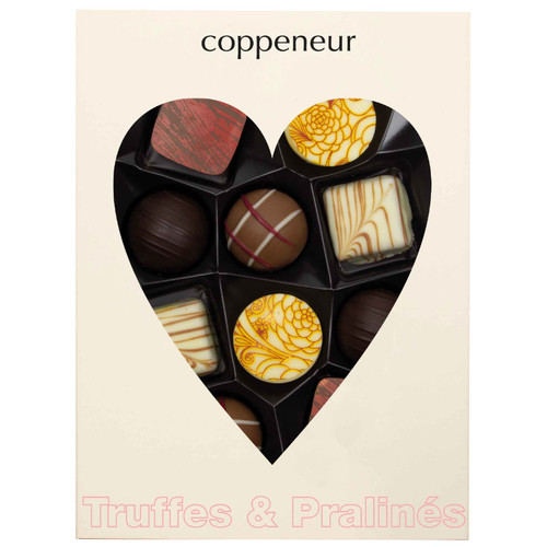 Coppeneur Heart Truffles & Pralines Box 123g