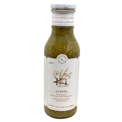 Ki Gourmet La Dona Green Tomato & Serrano Chili Sauce 383g