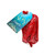 Schaal Filled Milk Chocolate Red Mullets in Red Fish Net 80g