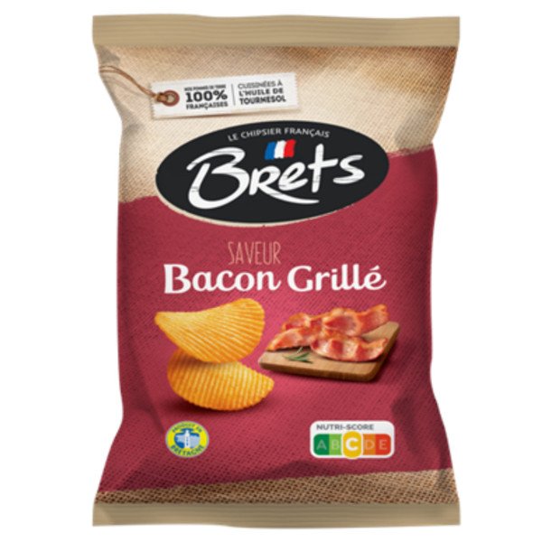 Brets Grilled Bacon Crisps 125g