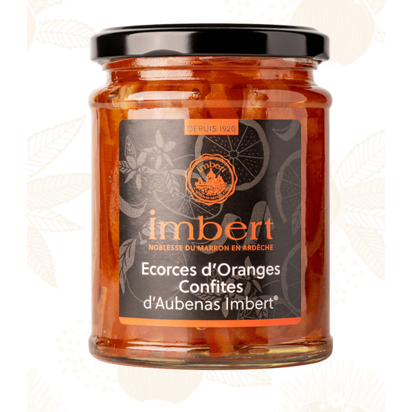 Imbert Candied Orange Peel Strips in Syrup 360g