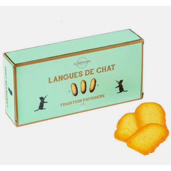 La Sablesienne Langues de Chat Cat Tongue Biscuits 120g