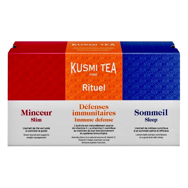 Kusmi Les Rituels Organic Tea 3x8 24 bags 48g