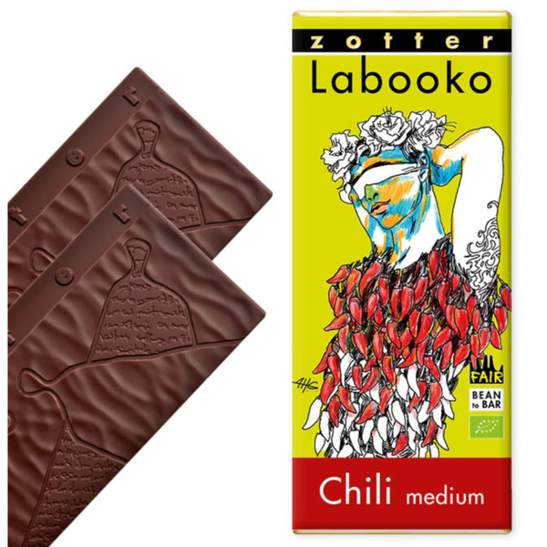Zotter Labooko Chilli Medium 70g