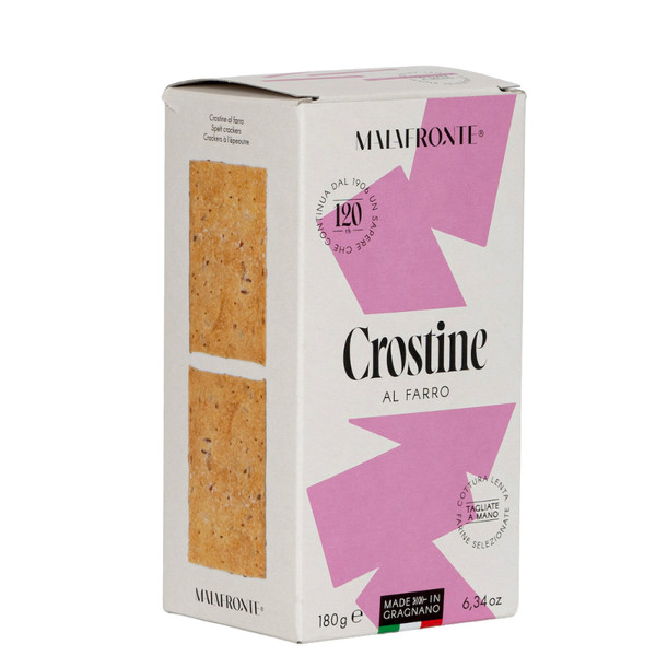 Malafronte Hand-Shaped Crostini with Spelt 180g
