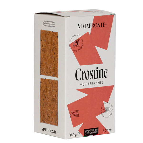 Malafronte Hand-Shaped Crostini with Mediterranean Herbs 180g