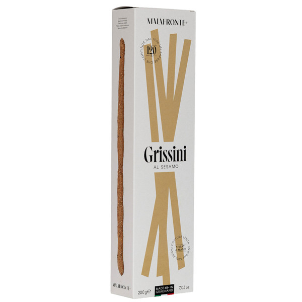 Malafronte Hand-Rolled Grissini with Sesame Seeds 200g