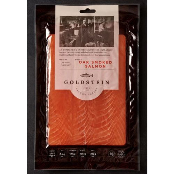 Goldstein Smoked Salmon, Lean Cut, 100g
