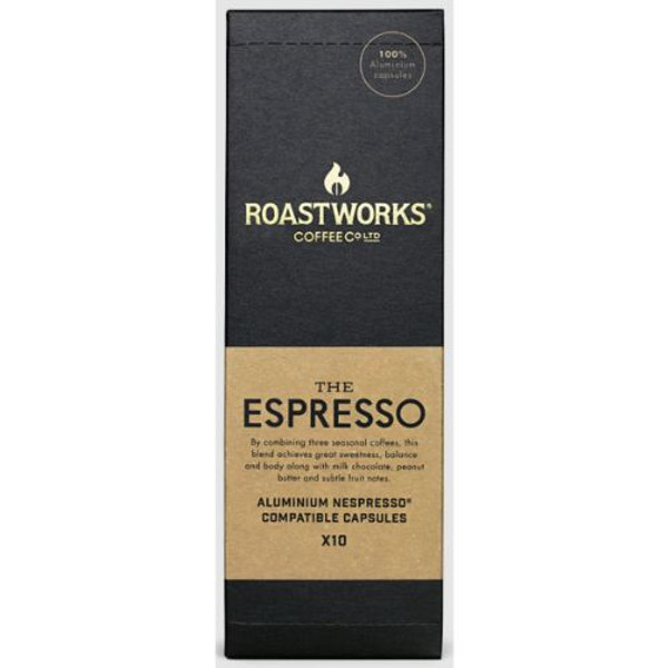 Roastworks Coffee Capsules Espresso 10pcs