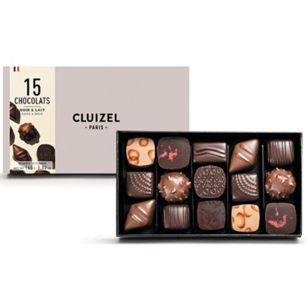 Cluizel 15 Chocolats Dark & Milk 165g