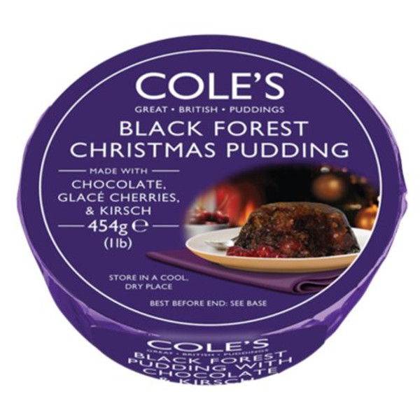 Cole's Black Forest Christmas Pudding 454g