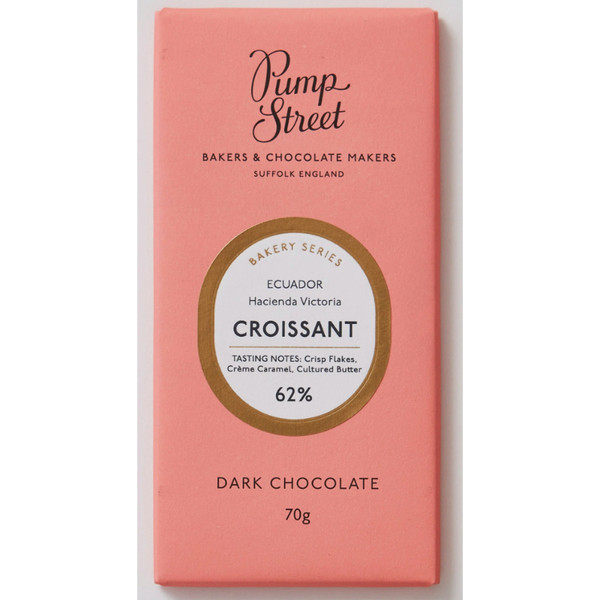 Pump Street Croissant Bar Dark 62% 70g Pump Street Croissant Bar Dark 62% 70g
