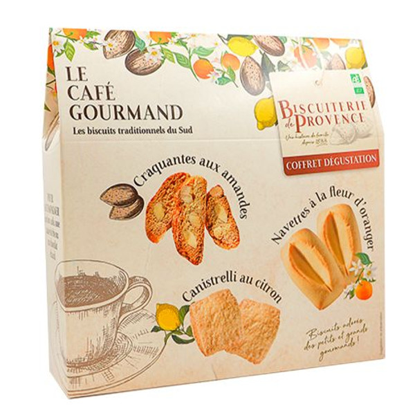 Biscuiterie de Provence Café Biscuits Selection Organic 3x70g