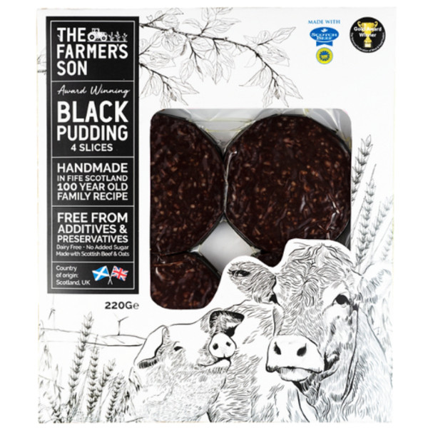 The Farmer's Son Scottish Black Pudding Chubb 220g