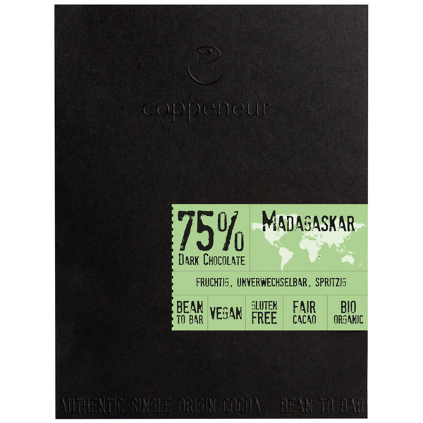 Coppeneur Cru de Cao Madagascar 75% Organic 50g