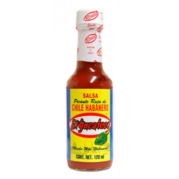 El Yucateco Habanero Red Chili Sauce 120ml