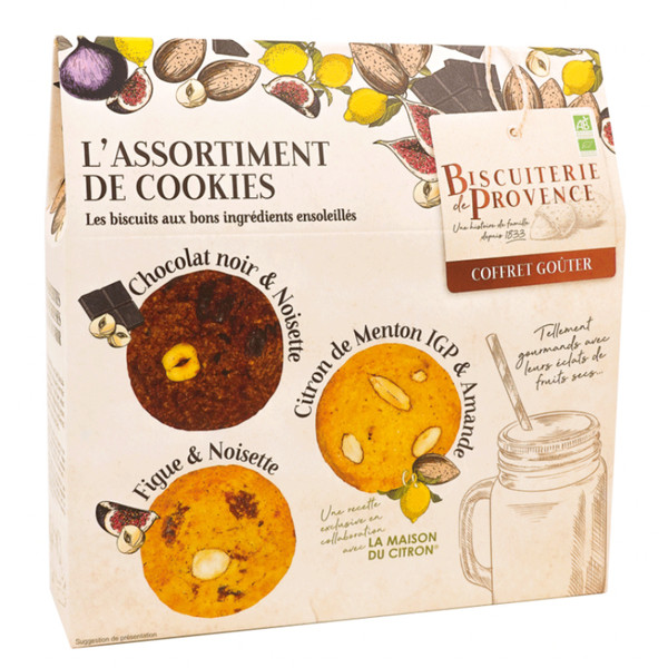 Biscuiterie de Provence Cookie Selection Box Organic 210g