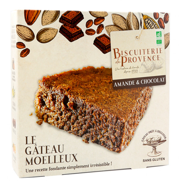 Biscuiterie de Provence Rich Almond & Chocolate Cake Organic 225g
