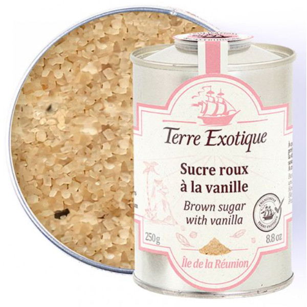 Terre Exotique Brown Sugar Crystals with Vanilla 110g