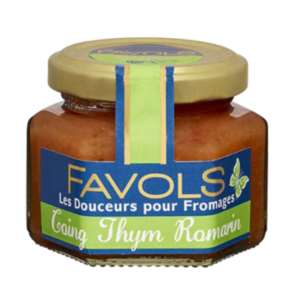 Favols Quince, Thyme & Rosemary Chutney 110g